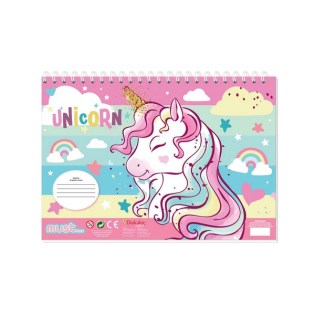 Μπλοκ Ζωγραφικής Unicorn 22x33 40 φύλλα Must (584880)