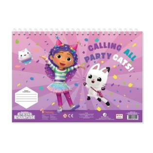 Μπλοκ Ζωγραφικής Gabbys Dollhouse 23x33 40 φύλλα Must (574110)