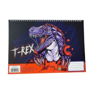 Μπλοκ Ζωγραφικής Back me Up T-Rex A4 30 φύλλα (357-20417)