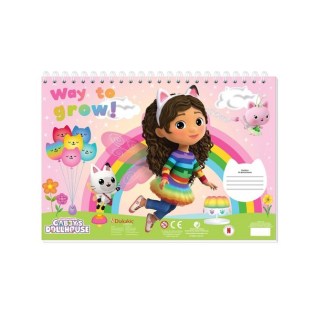 Μπλοκ Ζωγραφικής Gabbys Dollhouse 22x33 40 φύλλα Must (574012)