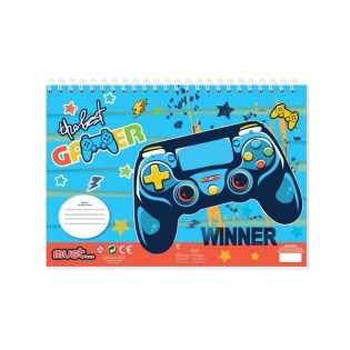 Μπλοκ Ζωγραφικής Gamer 22x33 40 φύλλα Must (584881)