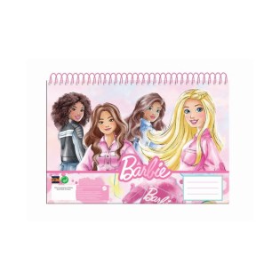 Μπλοκ Ζωγραφικής Gim Α4 30φύλλα Barbie Paints (349-89413)
