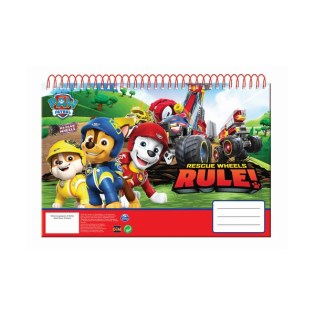 Μπλοκ Ζωγραφικής Gim Α4 30φύλλα Paw Patrol Rescue Wheels (334-00413)