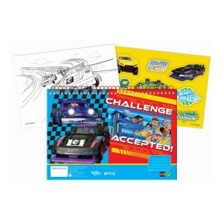 Μπλοκ Ζωγραφικής Gim Hot Wheels Lets Race 23x33cm 40 φύλλα + Sticker (349-30416)