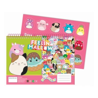 Μπλοκ Ζωγραφικής Gim Squishmallows 23x33cm 40 φύλλα + Sticker (363-30416)