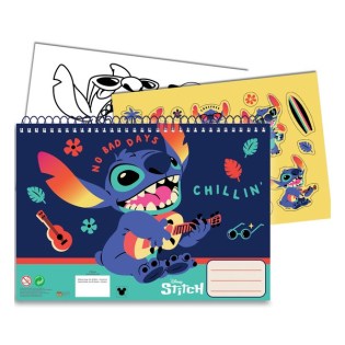 Μπλοκ Ζωγραφικής Gim Stitch 23x33cm 40 φύλλα + Sticker (342-00416)
