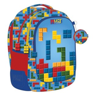 Must Bricks με 3 Θήκες Σχολική Τσάντα Πλάτης Δημοτικού (586175)