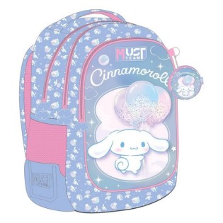 Must Cinnamoroll Balloons με 3 Θήκες Σχολική Τσάντα Πλάτης Δημοτικού (490177)