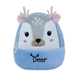 Must Τσάντα Λούτρινη Πλάτης Ελαφάκι 27x7x24cm (586126)