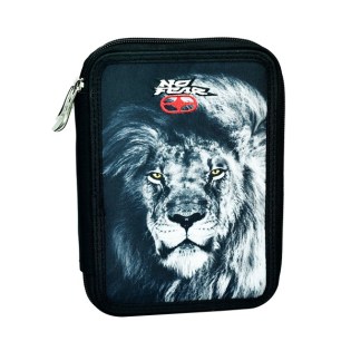 No Fear Κασετίνα Laser Lion Διπλή Γεμάτη (348-35100)
