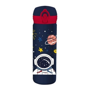 Παγούρι Must Astronaut Ανοξείδωτο 500ml με Καλαμάκι (586452)