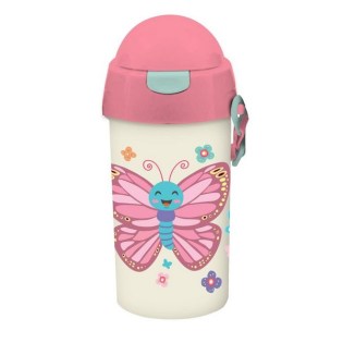Παγούρι Butterfly 500ml με Καλαμάκι Must (585690)