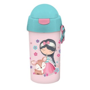 Παγούρι Young Lady and the Deer 500ml με Καλαμάκι Must (585690)