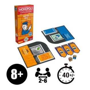 Hasbro Επιτραπέζιο Παιχνίδι Monopoly Go to Jail (G0719)