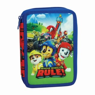 Paw Patrol Rescue Wheels Σχολική Κασετίνα Δημοτικού Gim (334-00100)