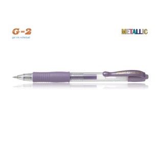 Pilot Στυλό Gel G-2 0.7mm Μωβ Μεταλλικό (BL-G2-7MV)