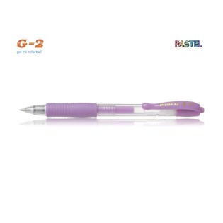Pilot Στυλό Gel G-2 0.7mm Μωβ Παστέλ (BL-G2-7PAV)