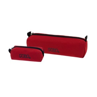 POLO Σχολική Κασετίνα Βαρελάκι Cord Original Κόκκινο (937-006-3000) 2025