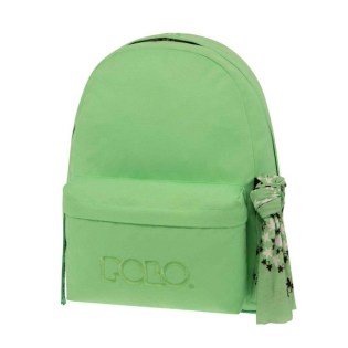 POLO με Μαντήλι Σχολική Τσάντα Fluo Πράσινο Original Κλασική (901-135-6801) 2025