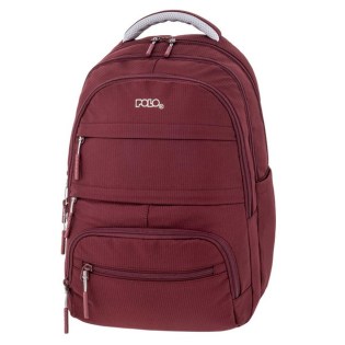 POLO Σακίδιο Πλάτης Multi Pocket Μπορντό (901-064-3300) 2025