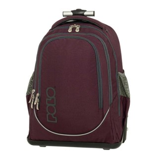 POLO Σχολική Τσάντα Τρόλεϊ Cart Μελιτζανί (901-074-4800) 2025