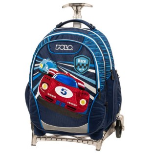 POLO Σχολική Τσάντα Τρόλεϊ Reel Race Car (901-054-8347) 2025
