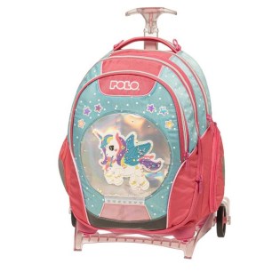 POLO Σχολική Τσάντα Τρόλεϊ Reel Snowball Unicorn (901-054-8349) 2025