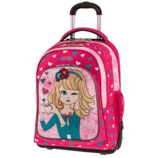 POLO Σχολική Τσάντα Τρόλεϊ Troller Glow Girl (901-251-73)