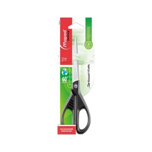 Maped Ψαλίδι Essential Green 17cm Συμμετρικό (468010)