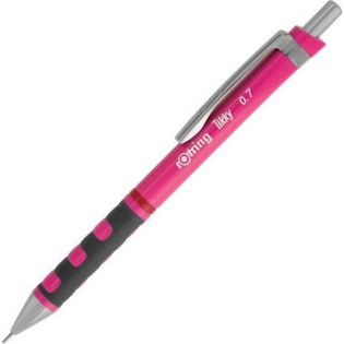 Rotring Tikky Neon Μηχανικό Μολύβι για Σχέδιο με Γόμα 0.7mm Pink (2007218)