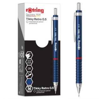 Rotring Tikky Retro Μηχανικό Μολύβι για Σχέδιο με Γόμα 0.5mm Blue (2202566)