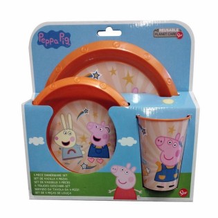 Σετ Φαγητού 3τμχ Peppa Pig Stor (530-41255)