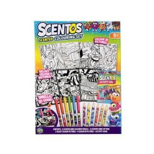 Σετ Ζωγραφικής Scentos Ηλικίας 3+ Με Αρωματικούς Μαρκαδόρους και Ξυλομπογιές (41427)