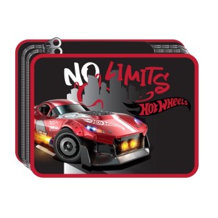 Σχολική Κασετίνα Δημοτικού Hot Wheels Retro Gim Γεμάτη με 2 Θήκες (349-29100)