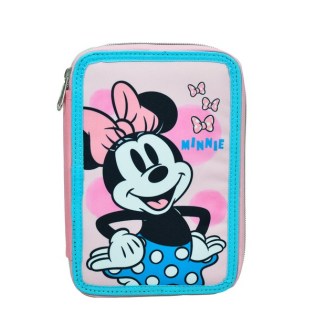 Σχολική Κασετίνα Δημοτικού Minnie Polka Dot Power Gim Γεμάτη με 2 Θήκες (340-38100)