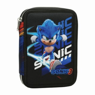 Σχολική Κασετίνα ΔημοτικούSonic 3 the Hedgehog Gim Γεμάτη με 2 Θήκες (334-86100)