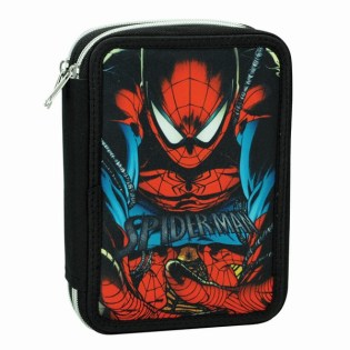 Σχολική Κασετίνα Δημοτικού Spiderman City Web Gim Γεμάτη με 2 Θήκες (337-09100)