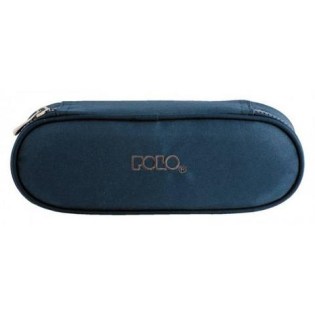 Σχολική POLO Κασετίνα Βox Classic Οβάλ Μπλε Σκούρο (937-003-05) 2024