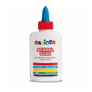 Σχολική Λευκή Κόλλα Χειροτεχνίας Carioca 100gr (42768)