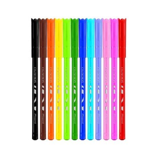 Maped Color Peps Ocean Σχολικοί Μαρκαδόροι Λεπτή Μύτη 12 Χρώματα (Washable)