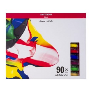 Talens Amsterdam Ακρυλικά Χρώματα  Σετ 90x20ml (TL17820490)