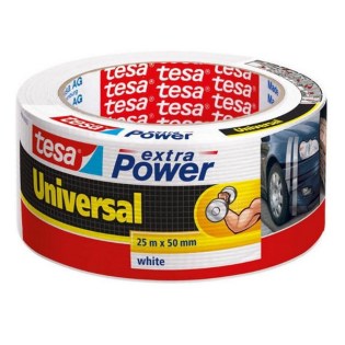 Tesa Υφασμάτινη Ταινία Extra Power Universal Λευκή 25m X 50mm (563880000205)