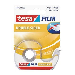 Τesafilm Ταινία Διπλής Όψης με Βάση 7.5m x 12mm Διαφανής (579120000003)