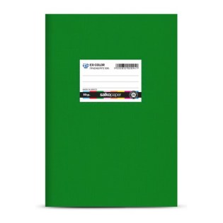 Τετράδιο Καρφίτσα Ex-Color Β5 (17Χ24) Salko Ριγέ 50 Φύλλα Πράσινο (2094)