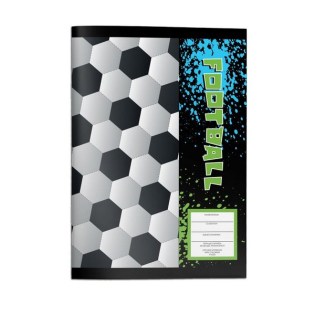 Τετράδιο Καρφίτσα Football 17x25 Must 40 Φύλλα (585956)