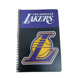 Τετράδιο Σπιράλ Los Angeles Lakers 2 Θεμάτων 70Φύλλα 17x25cm Back me Up (338-25402)