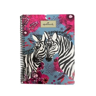 Τετράδιο Σπιράλ Hallmark 2 Θεμάτων 70Φύλλα 17x25cm Zebra (333-29402)