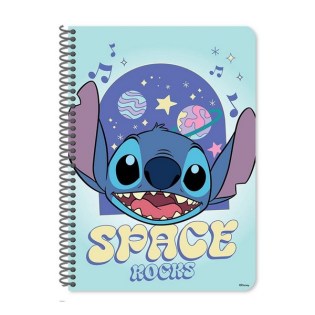 Τετράδιο Σπιράλ Lilo&Stitch Θεμάτων 60Φύλλα 17x25cm Must (564976)