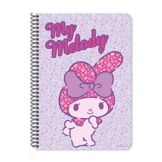 Τετράδιο Σπιράλ My Melody 2 Θεμάτων 60Φύλλα 17x25cm Must (490188)