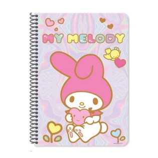 Τετράδιο Σπιράλ My Melody 2 Θεμάτων 60Φύλλα 17x25cm Must (490188)